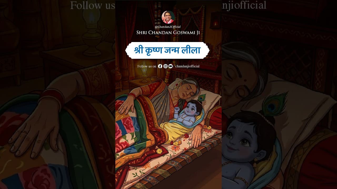 श्री कृष्ण जन्म से जुड़ी अद्भुत लीला💯🦚